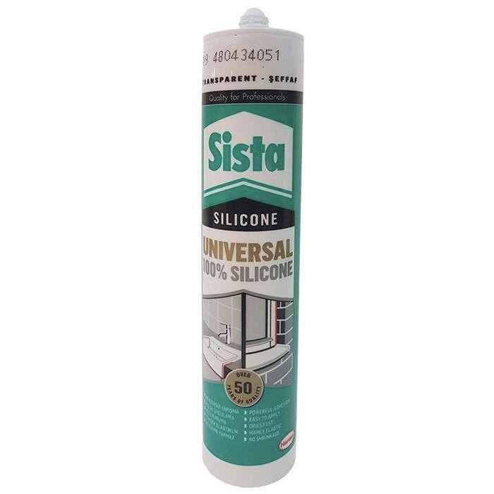 چسب سیلیکون سیستا مدل Universal حجم 280 میلی لیتر Sista Universal Silicone Adhesive 280 ml